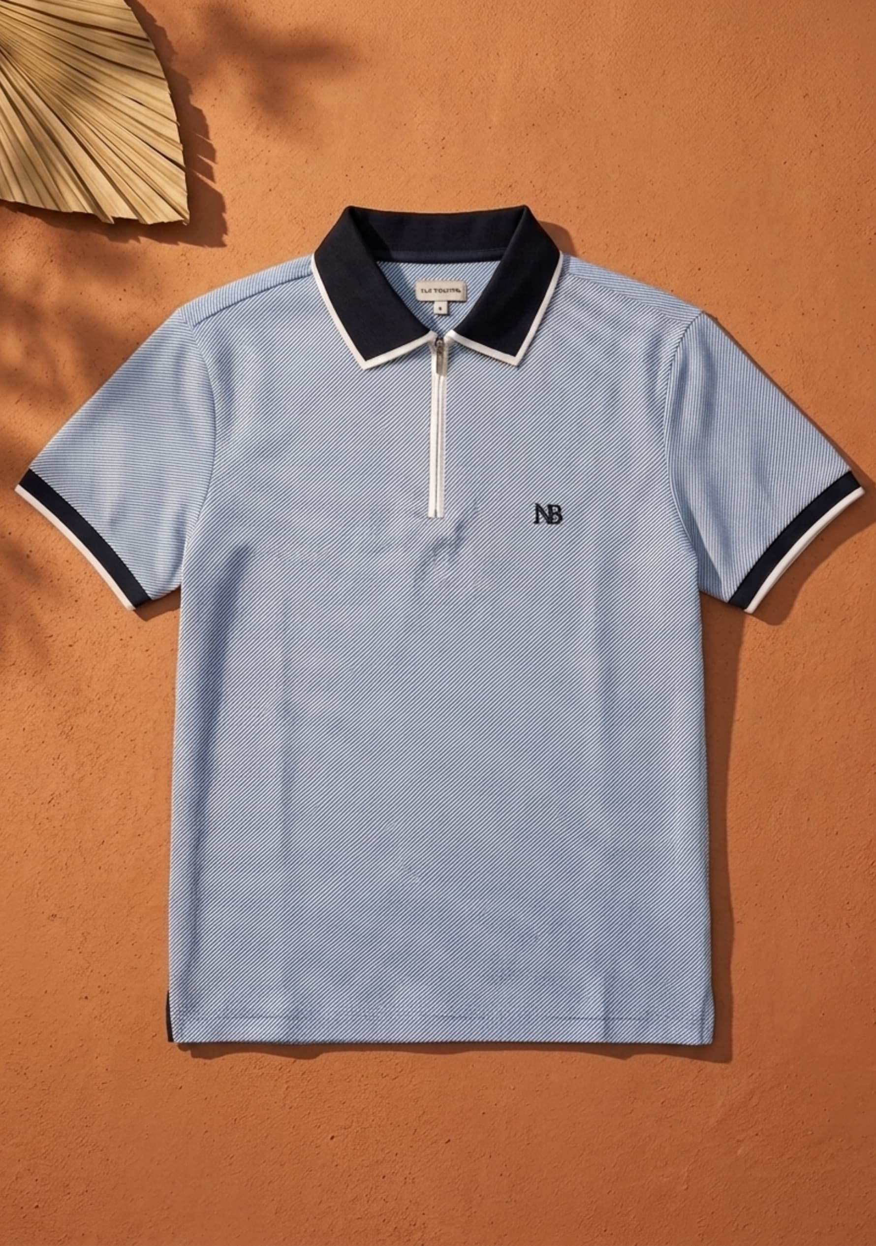 Miami (Navy Blue) Zipper Polo