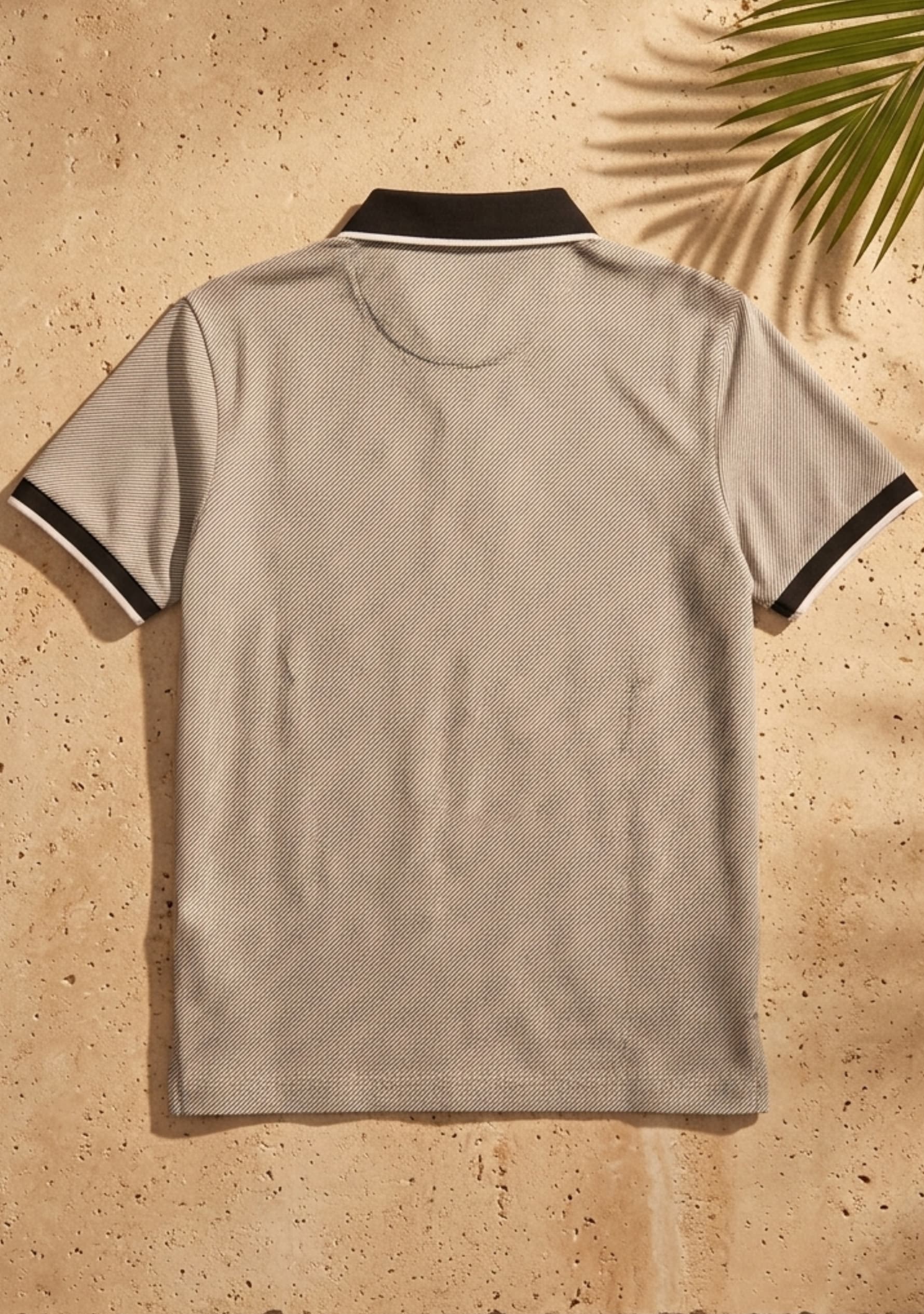 Manhattan (Grey) Zipper Polo
