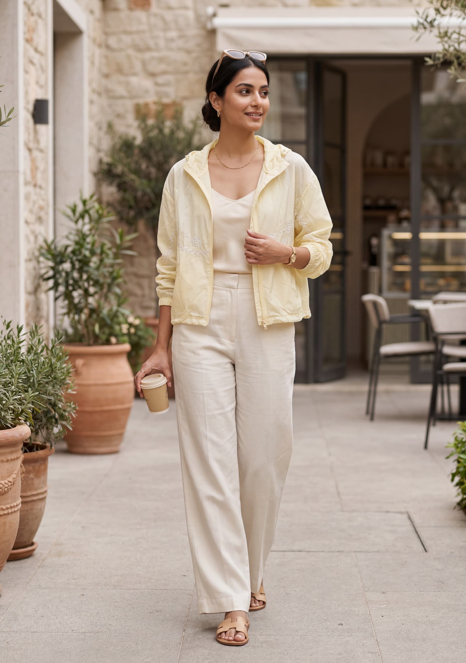 Avero Overlay Jacket (Pastel Yellow)