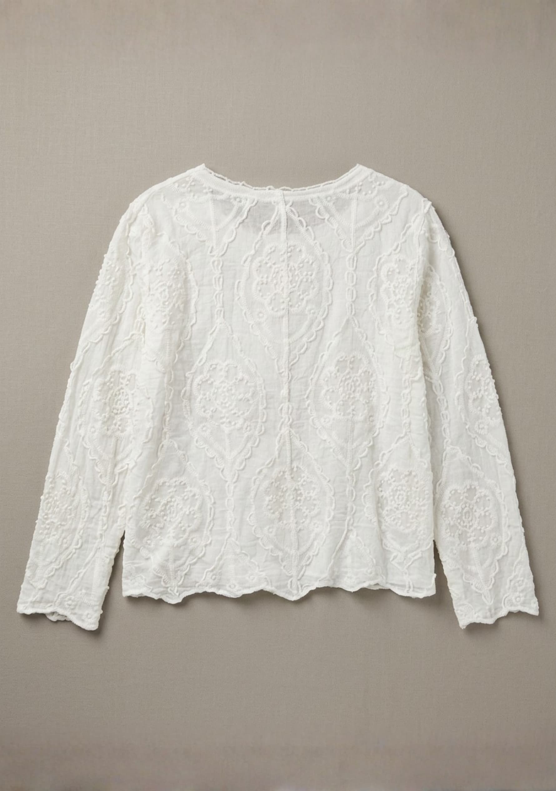 Aurelia Crochet Top (White)