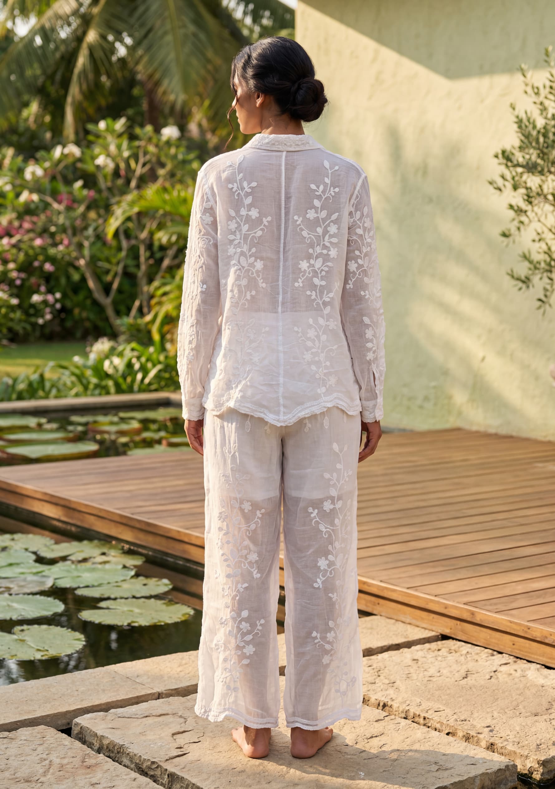 Lunara Crochet Top (White)