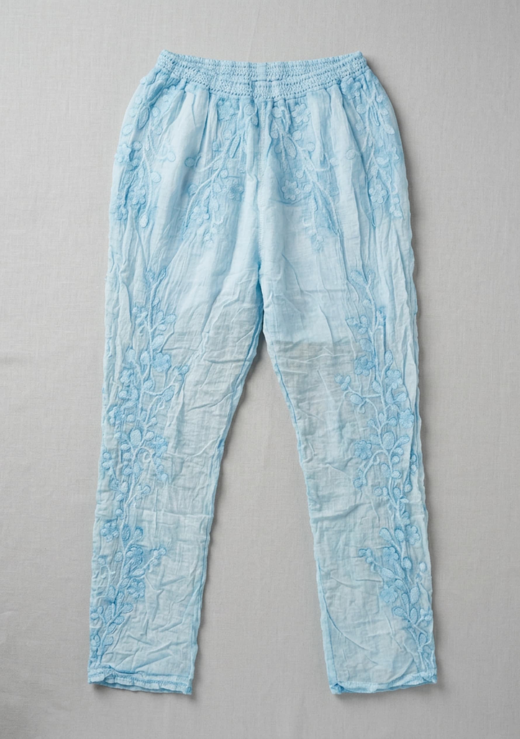 Lunara Crochet Bottom (Light Denim Blue)