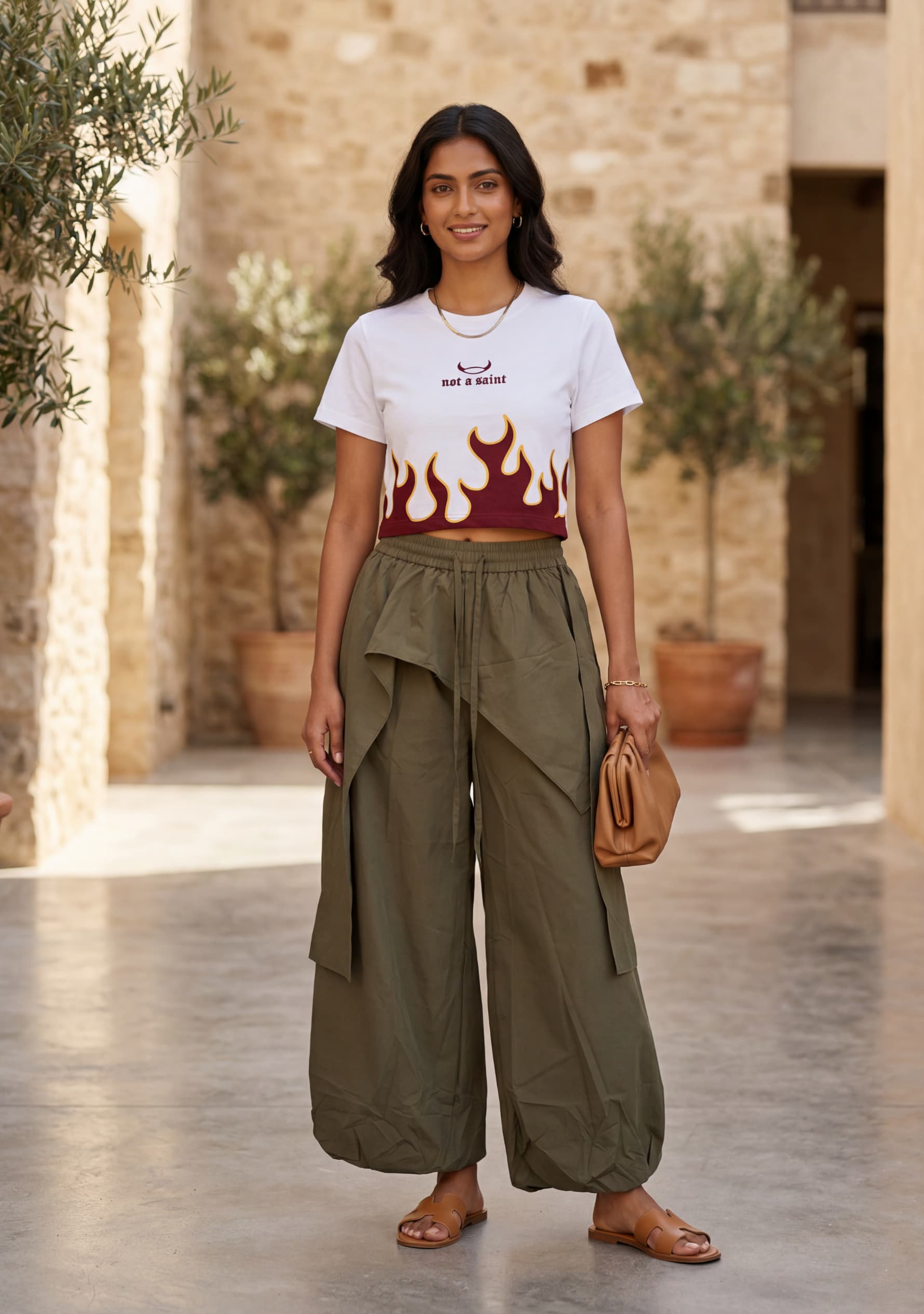 Cloud Balloon Pants (Black) - Noun Brown