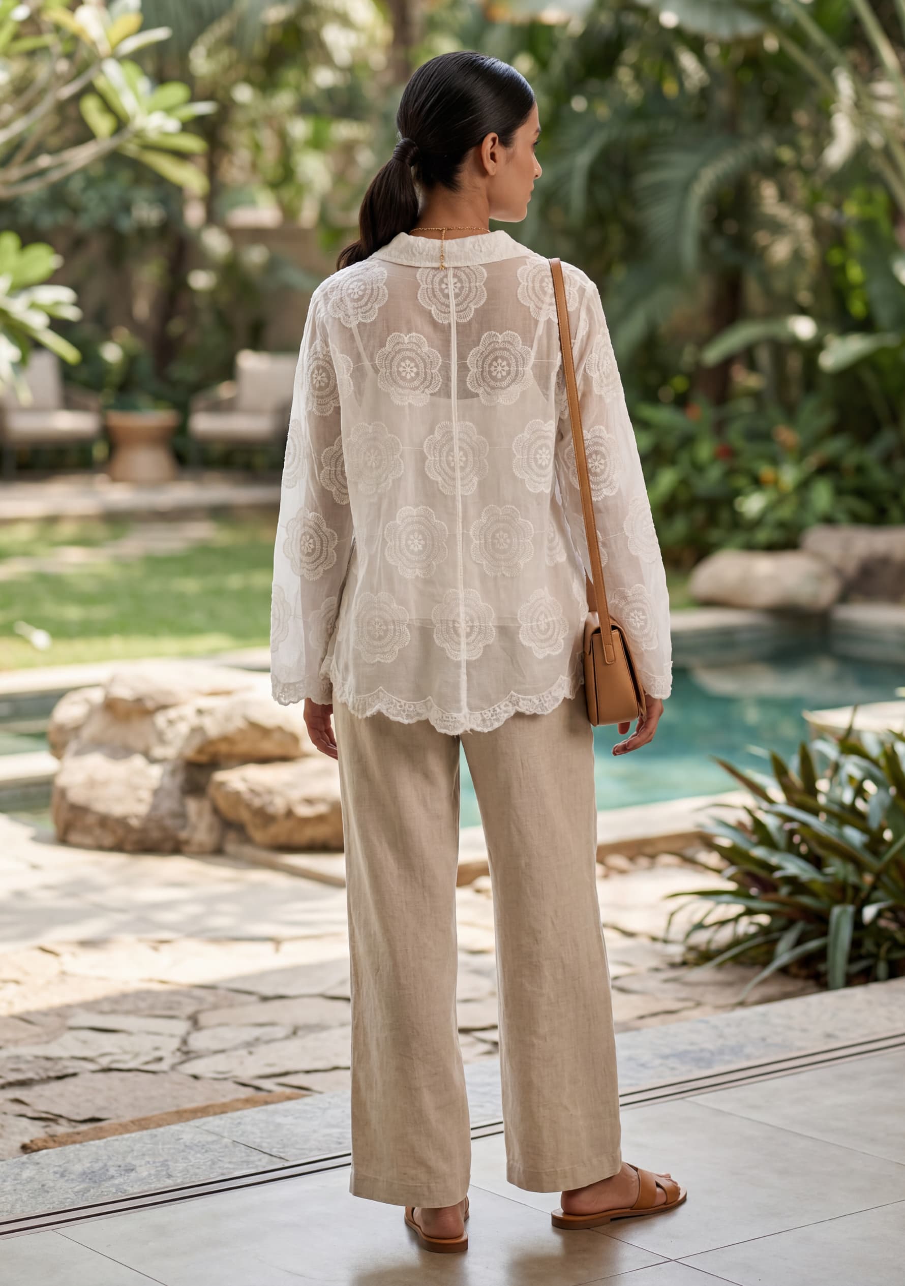 Lumia Crochet Top (White)