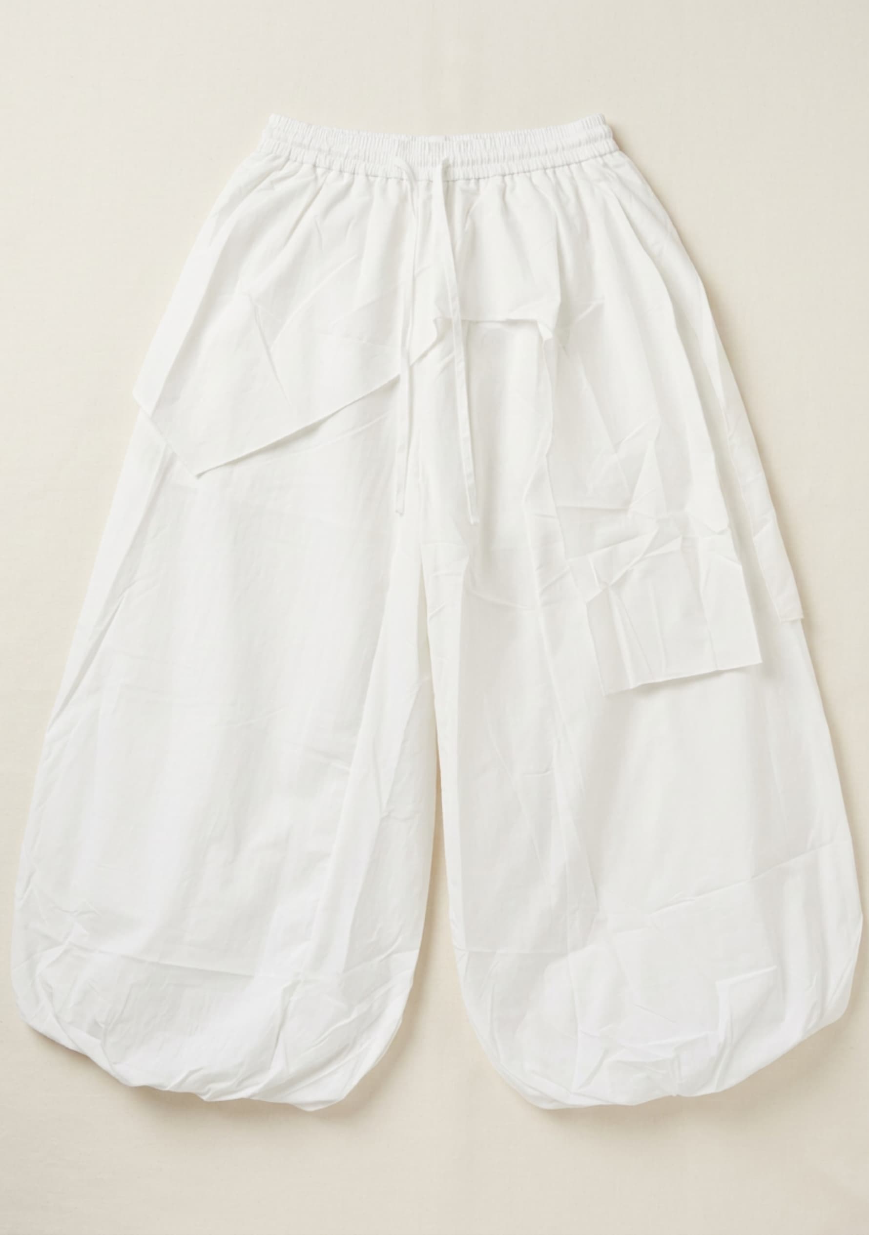 Cloud Balloon Pants (White)