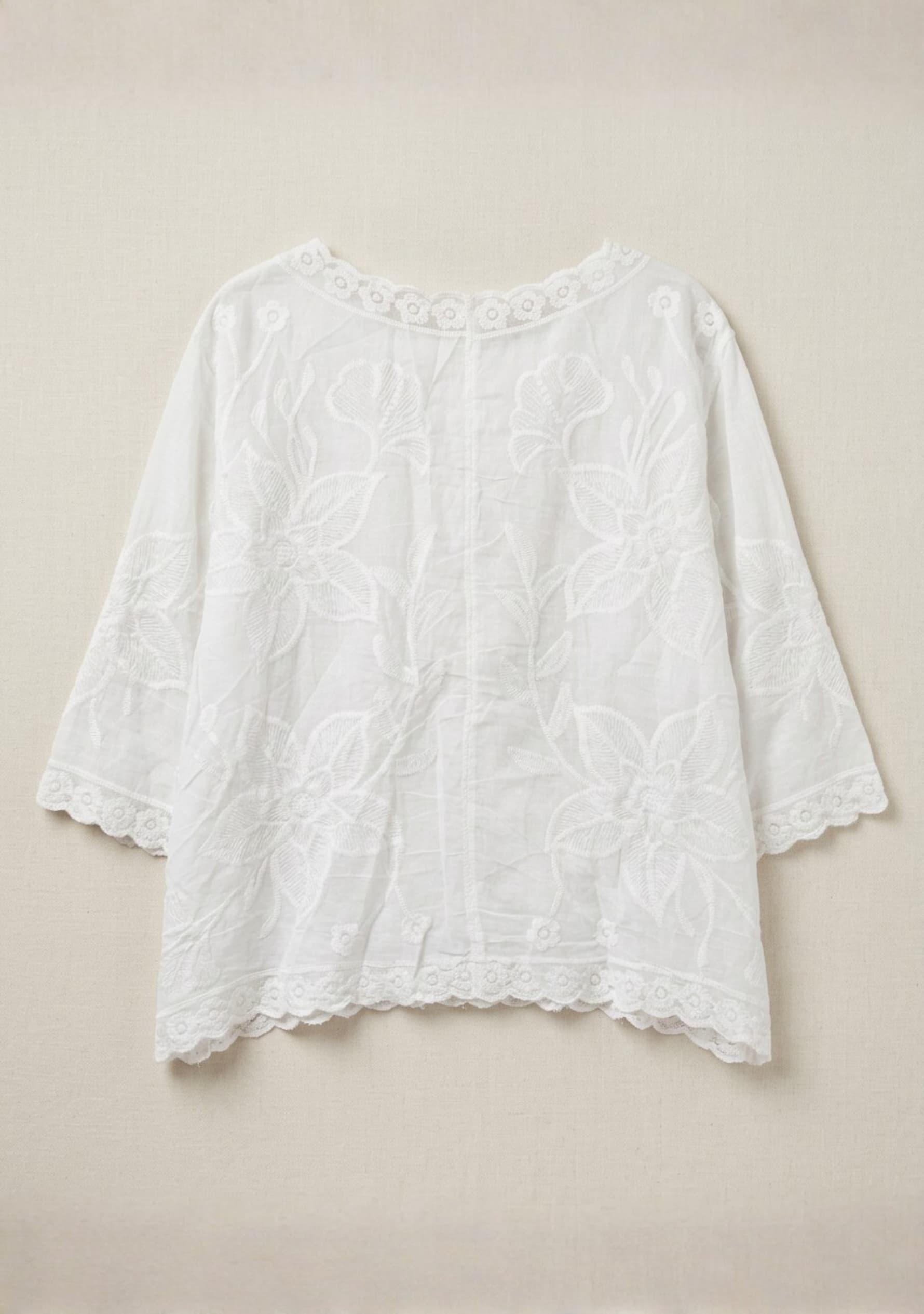 Serein Crochet Top (White)