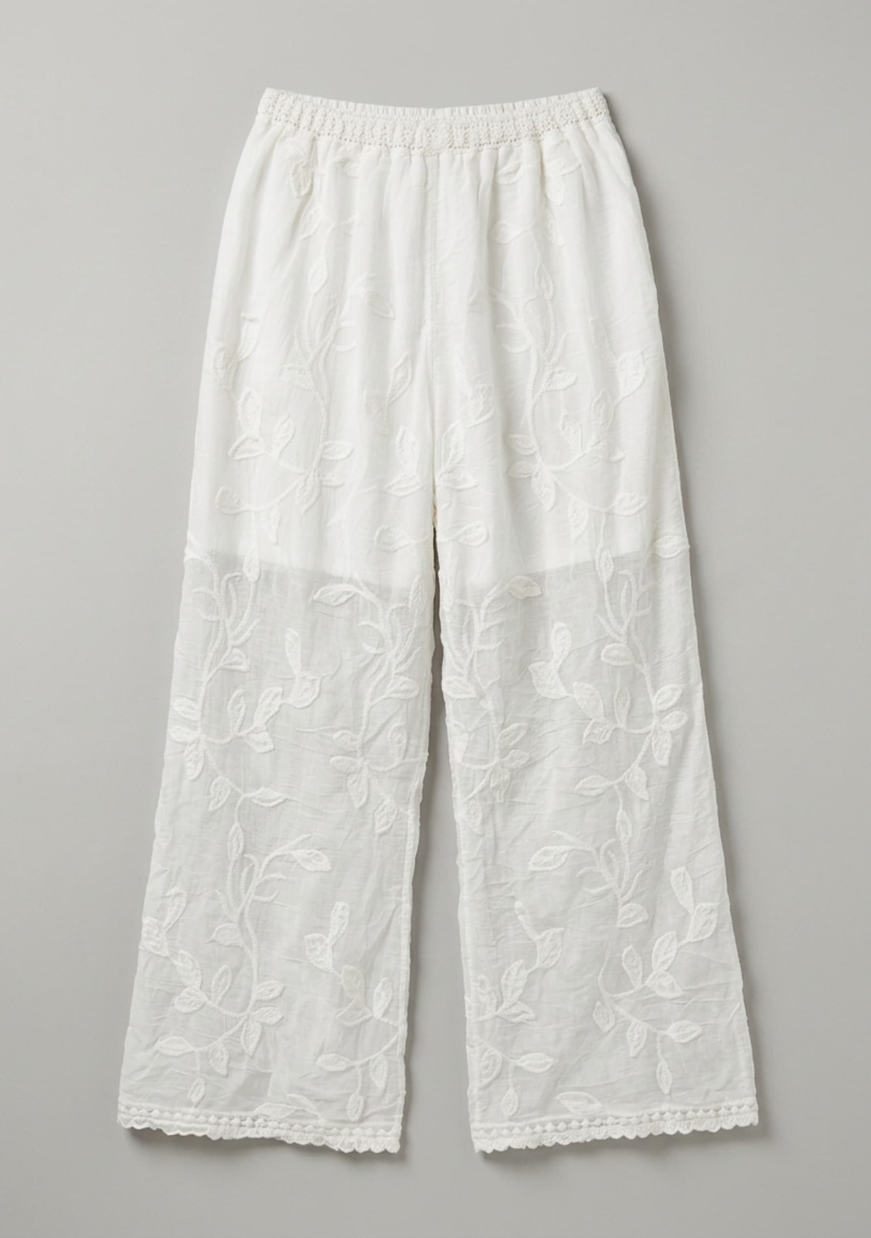 Folia Crochet Bottom (White)