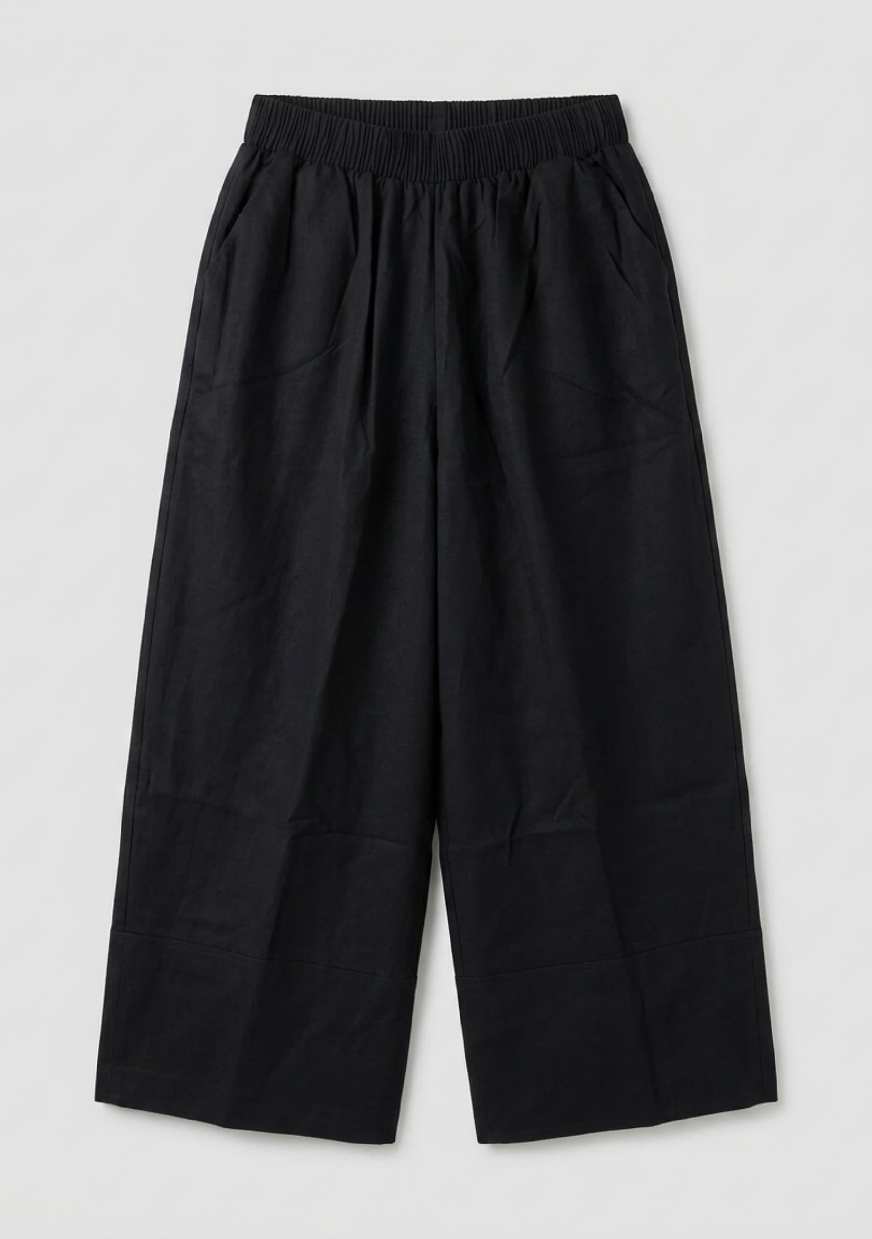 Azure Wide-Leg Pants (Black)