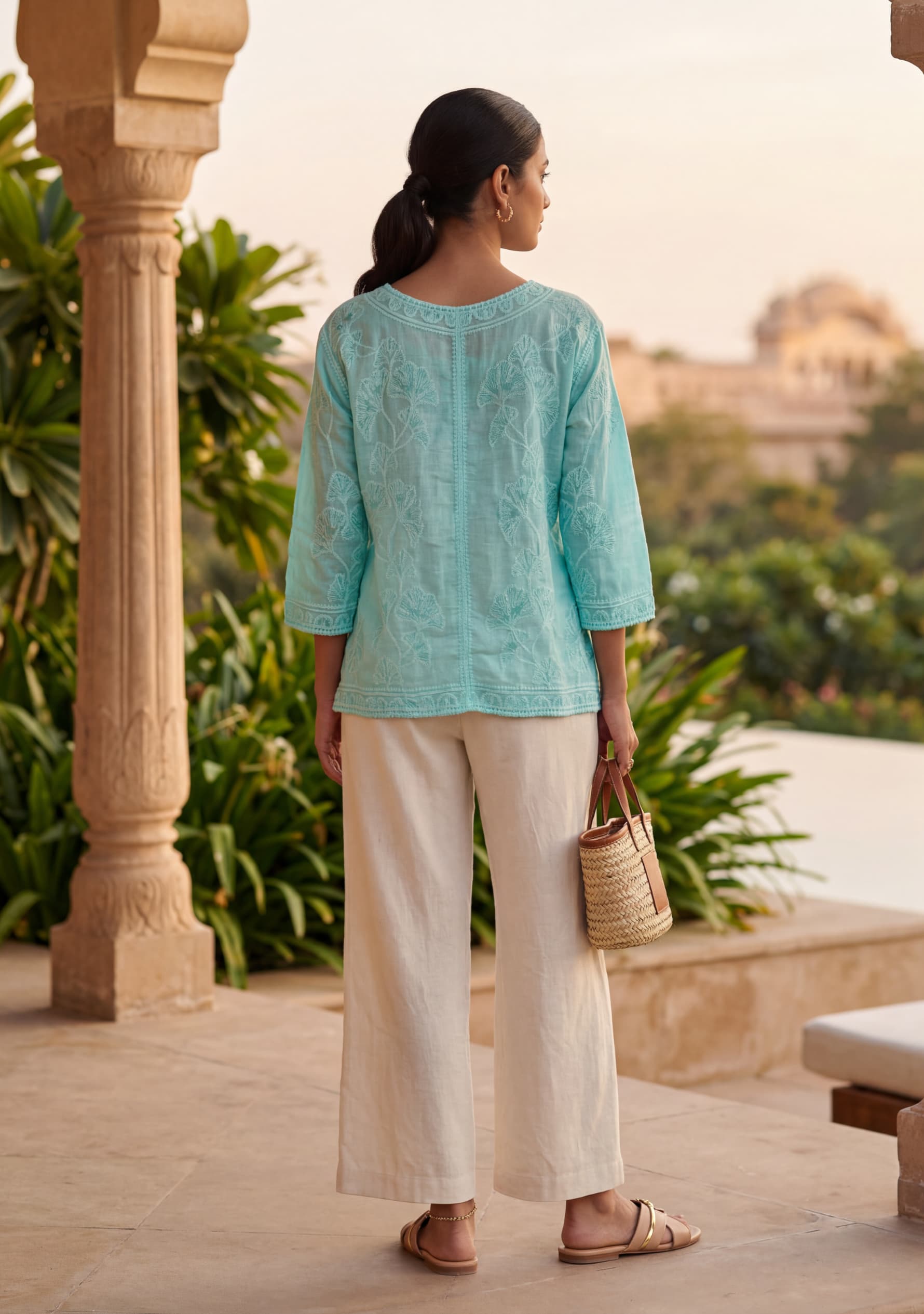 Thalassa Crochet Top (Mint Green)
