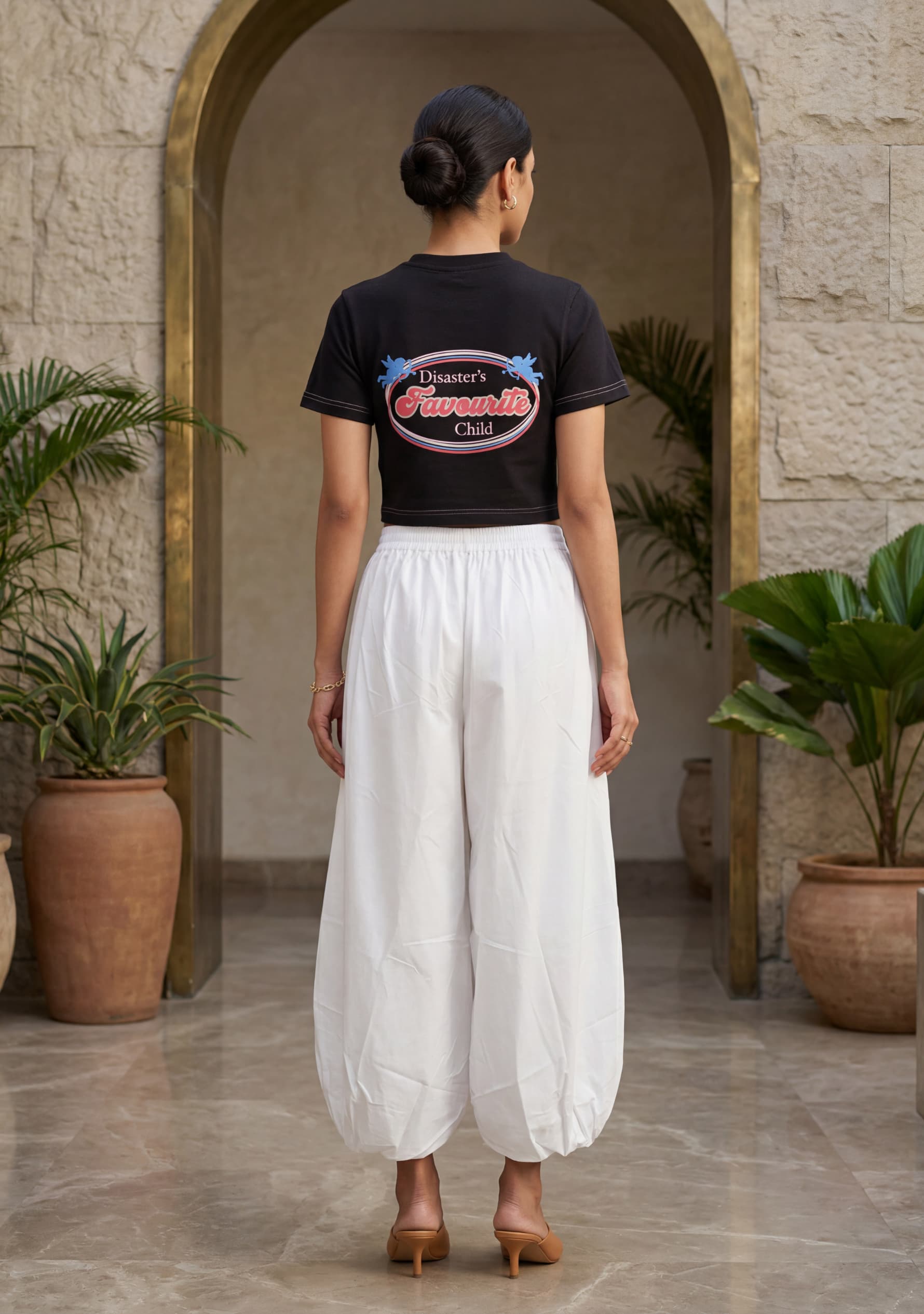 Urban Bubble Pants (White)