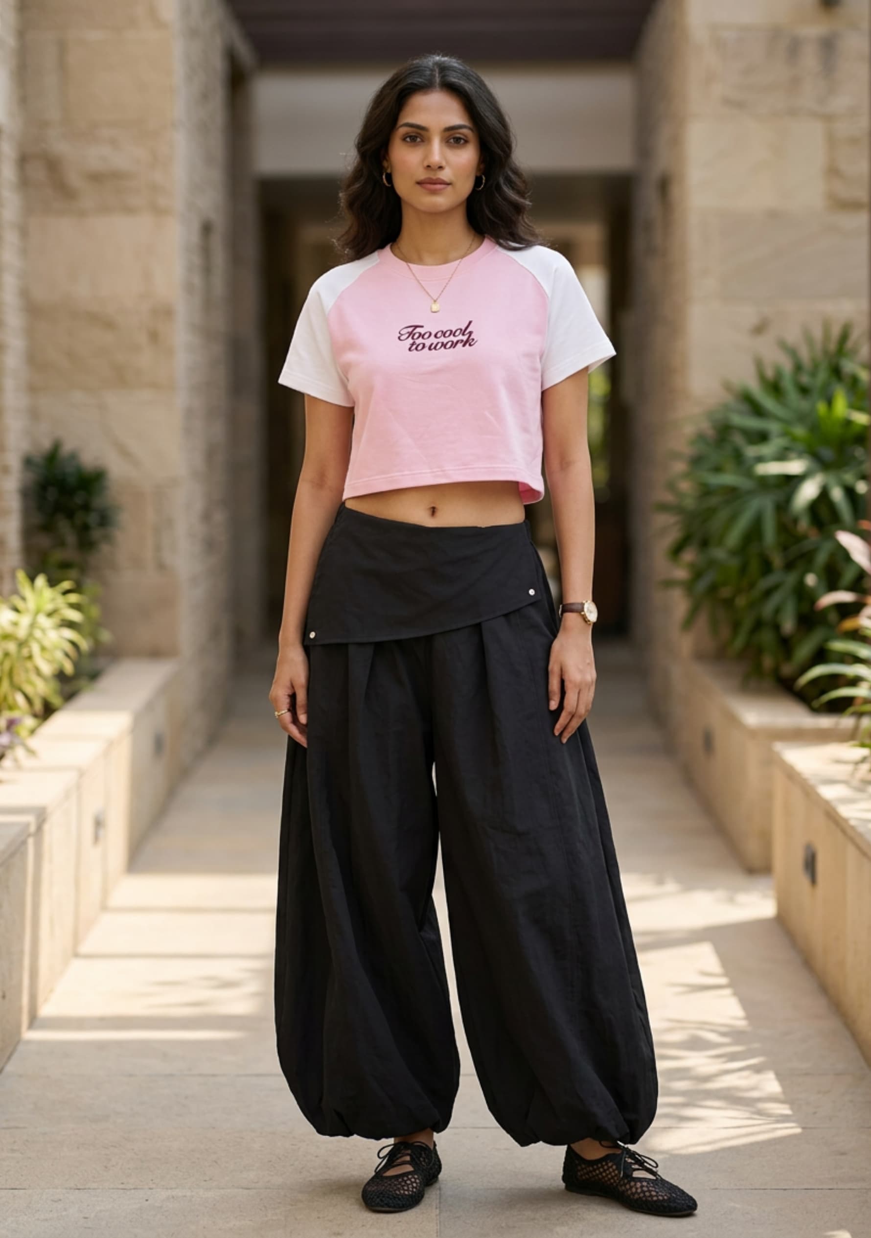 Urban Bubble Pants (Black)