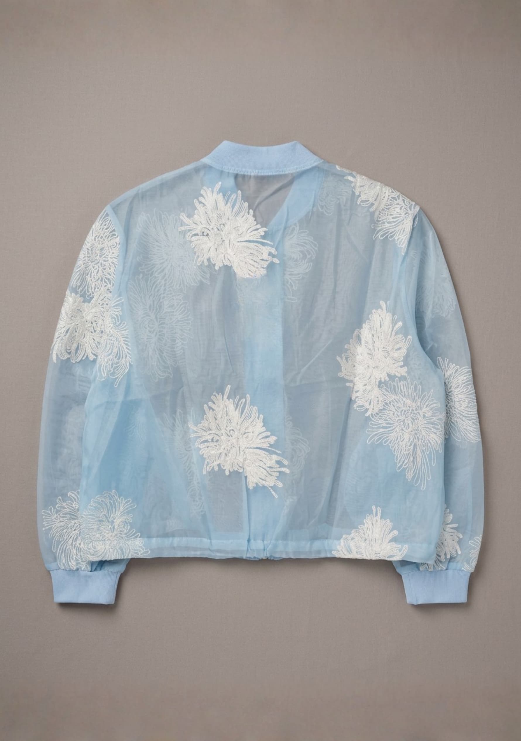 Chrysa Overlay Jacket (Sky Blue)