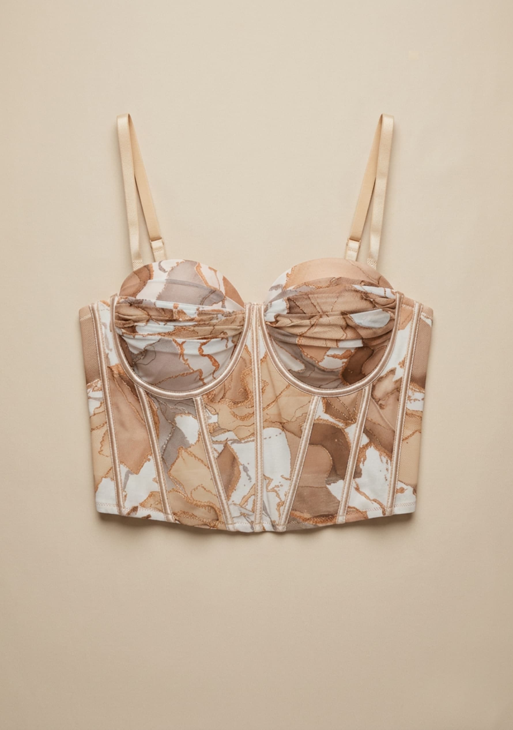 Sienna Corset Top (Earth Brown)