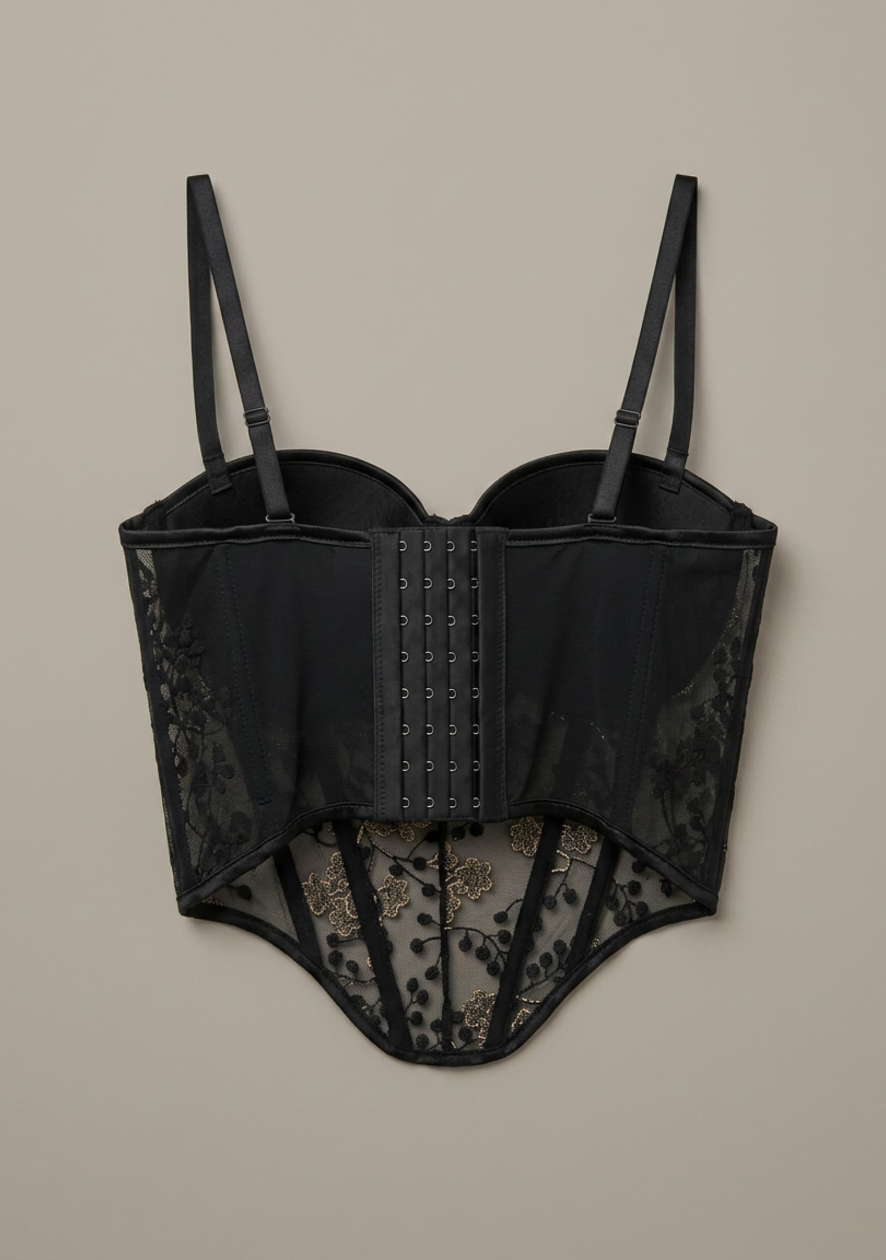 Veloura Corset Top (Black)