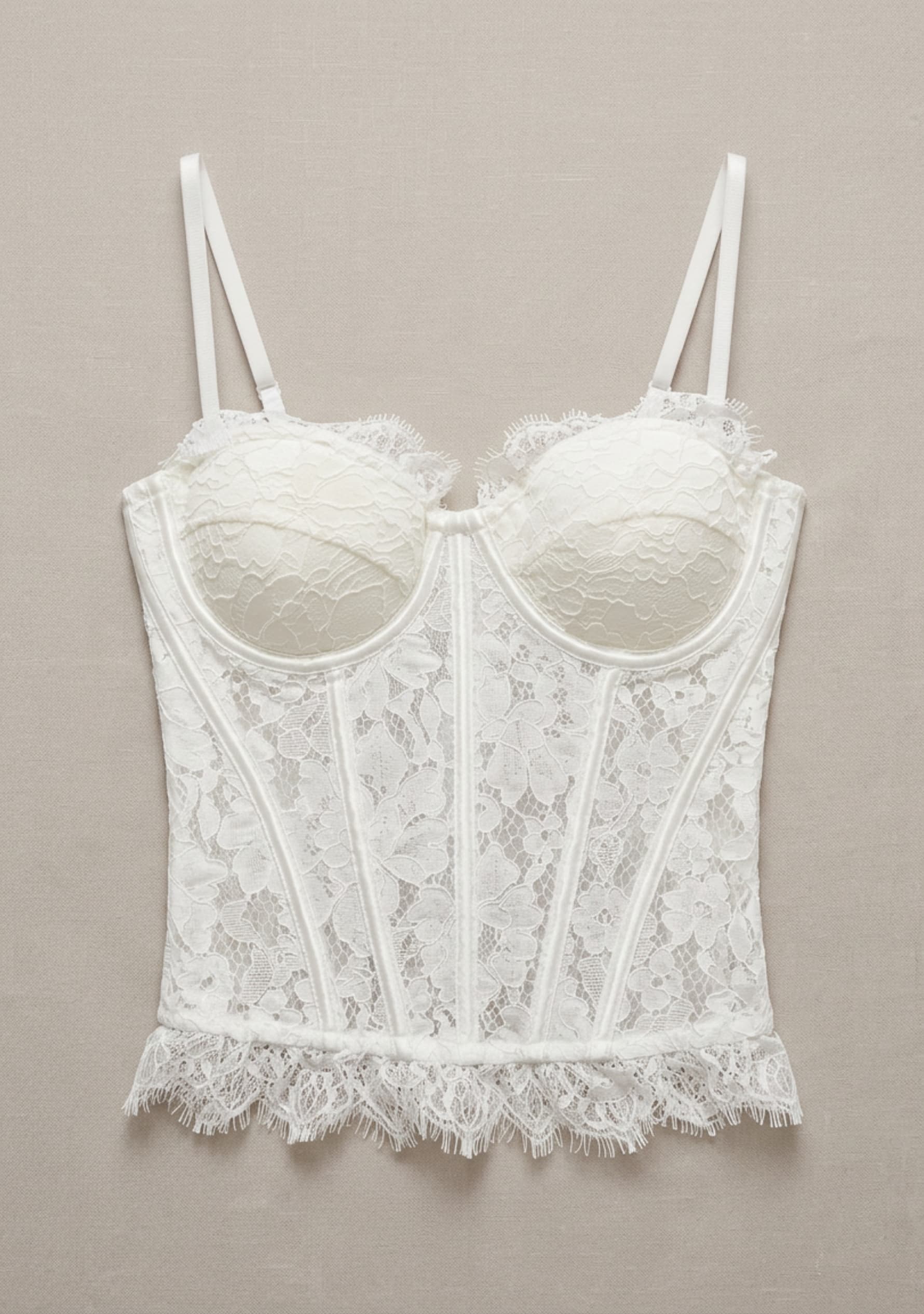 Noire Corset Top (White)