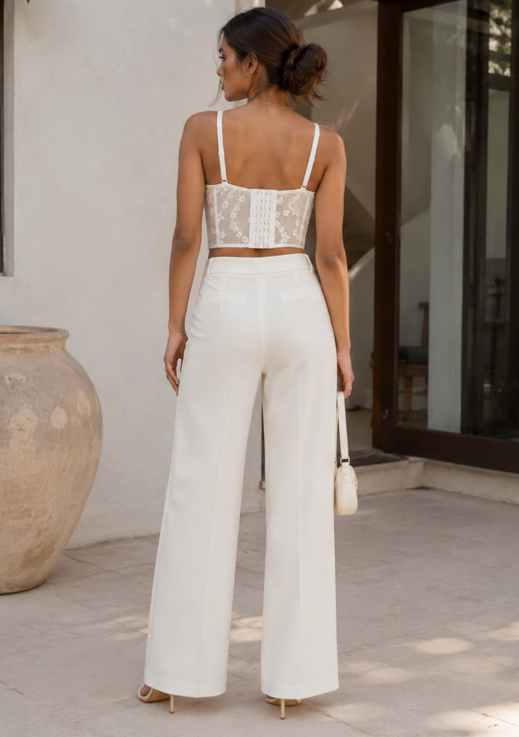 Ivorelle Corset Top (White)