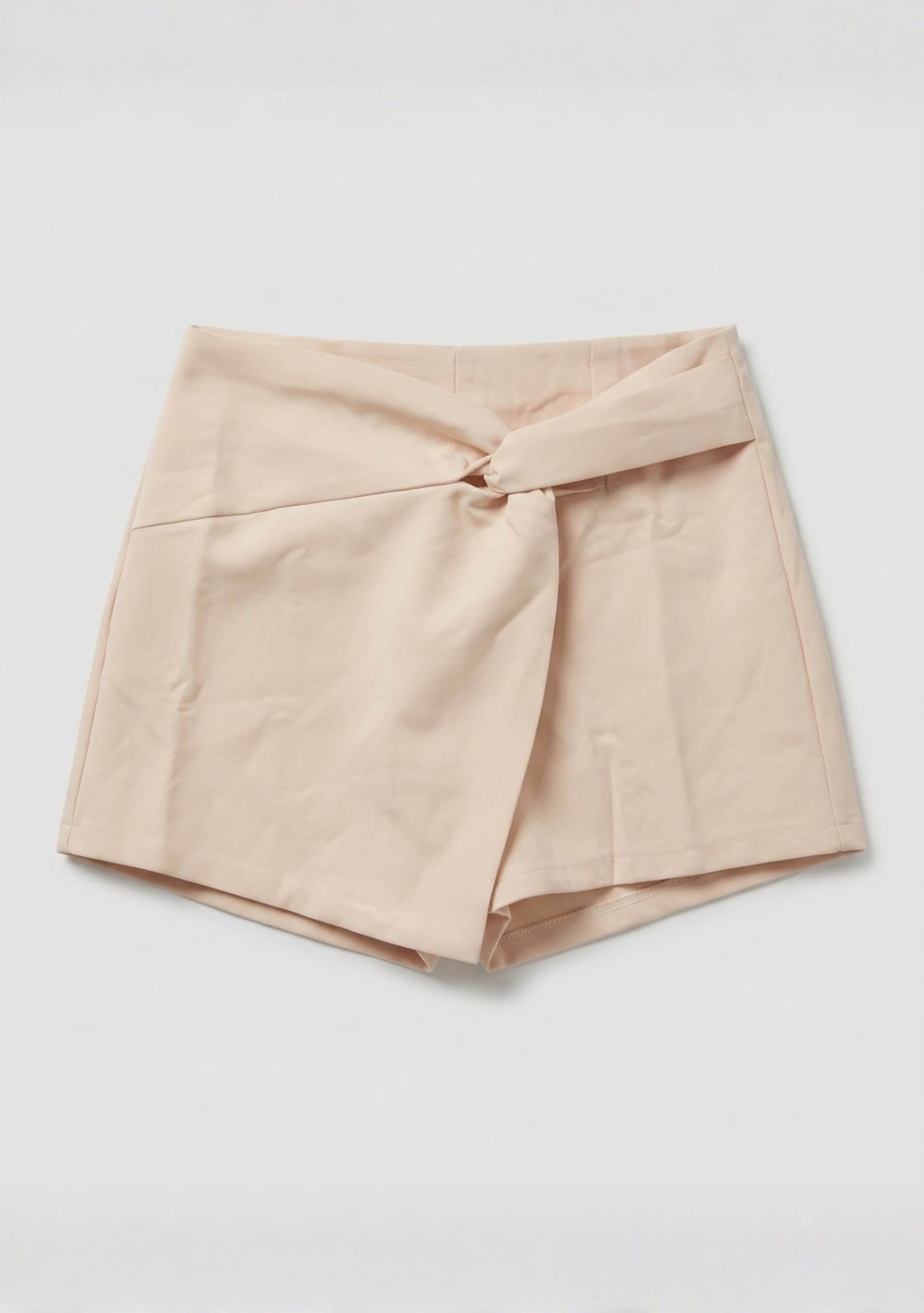 Ivy Fold-Cuff Skort (Cream)