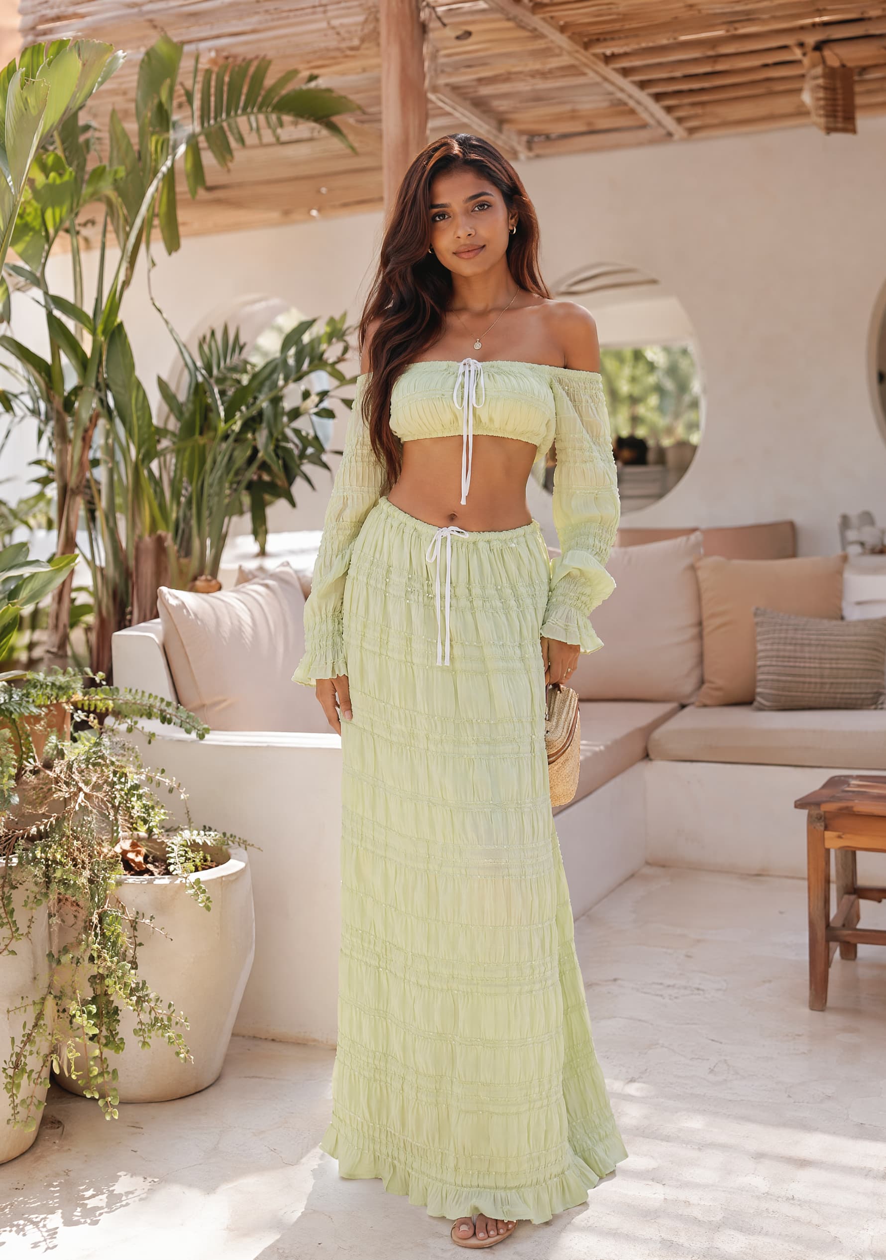 Verdelle Summer Wear (Light Green)