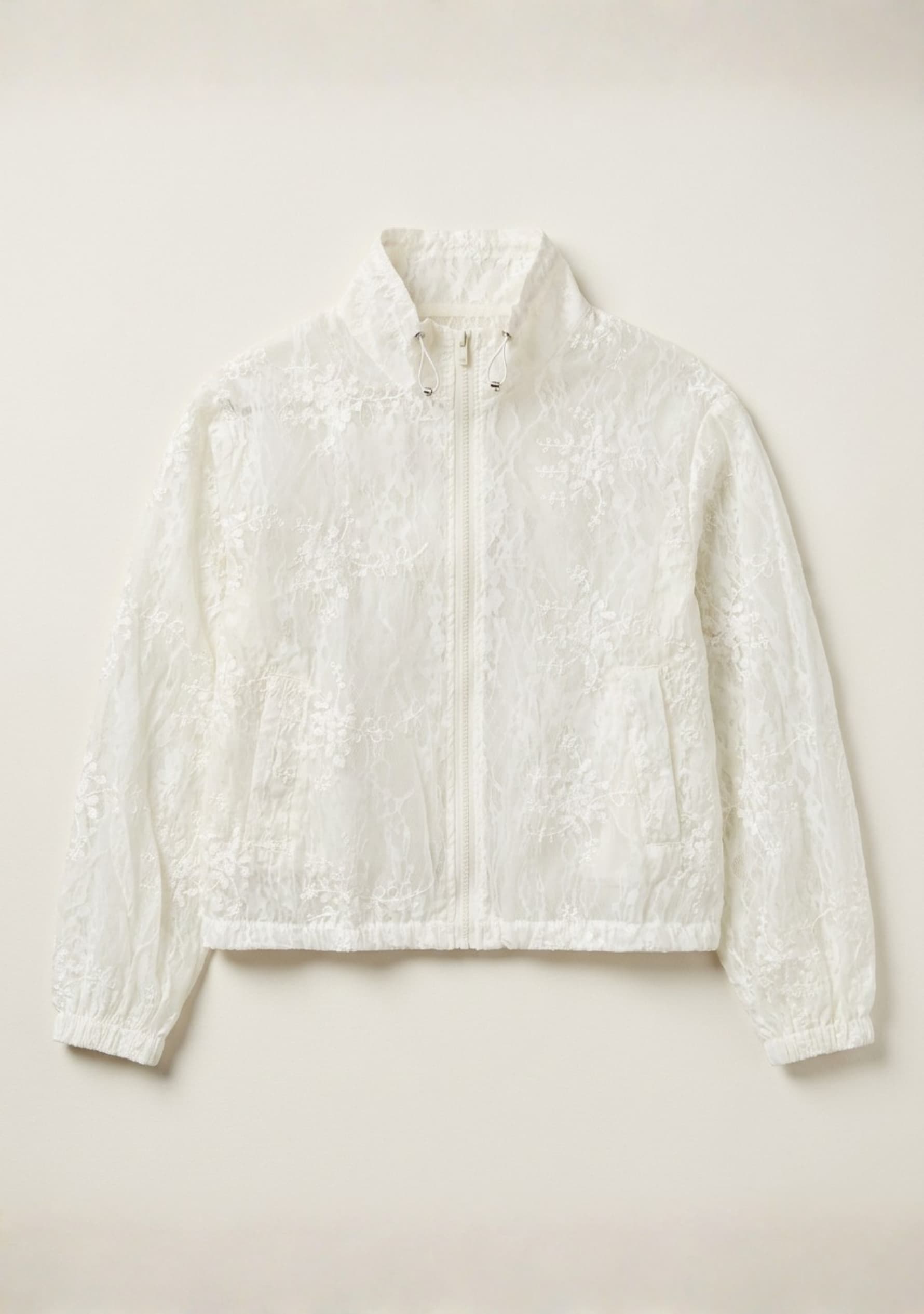 Florique Overlay Jacket (Cream)