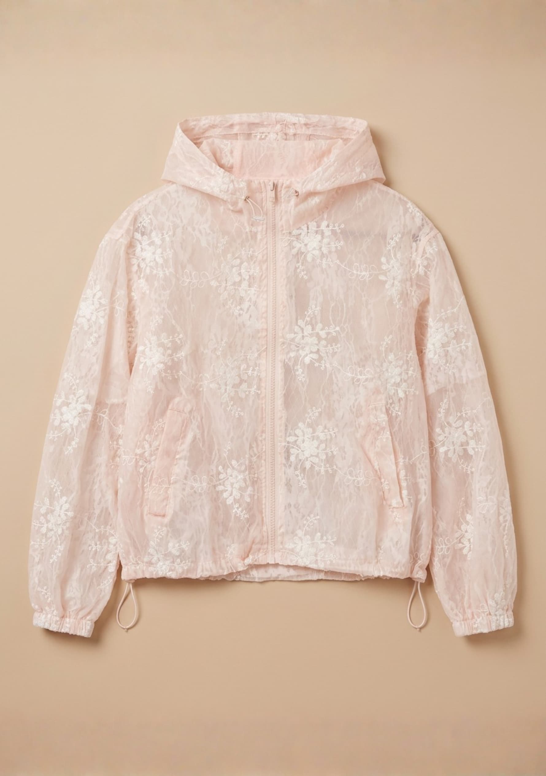Florique Overlay Jacket (Light Pink)