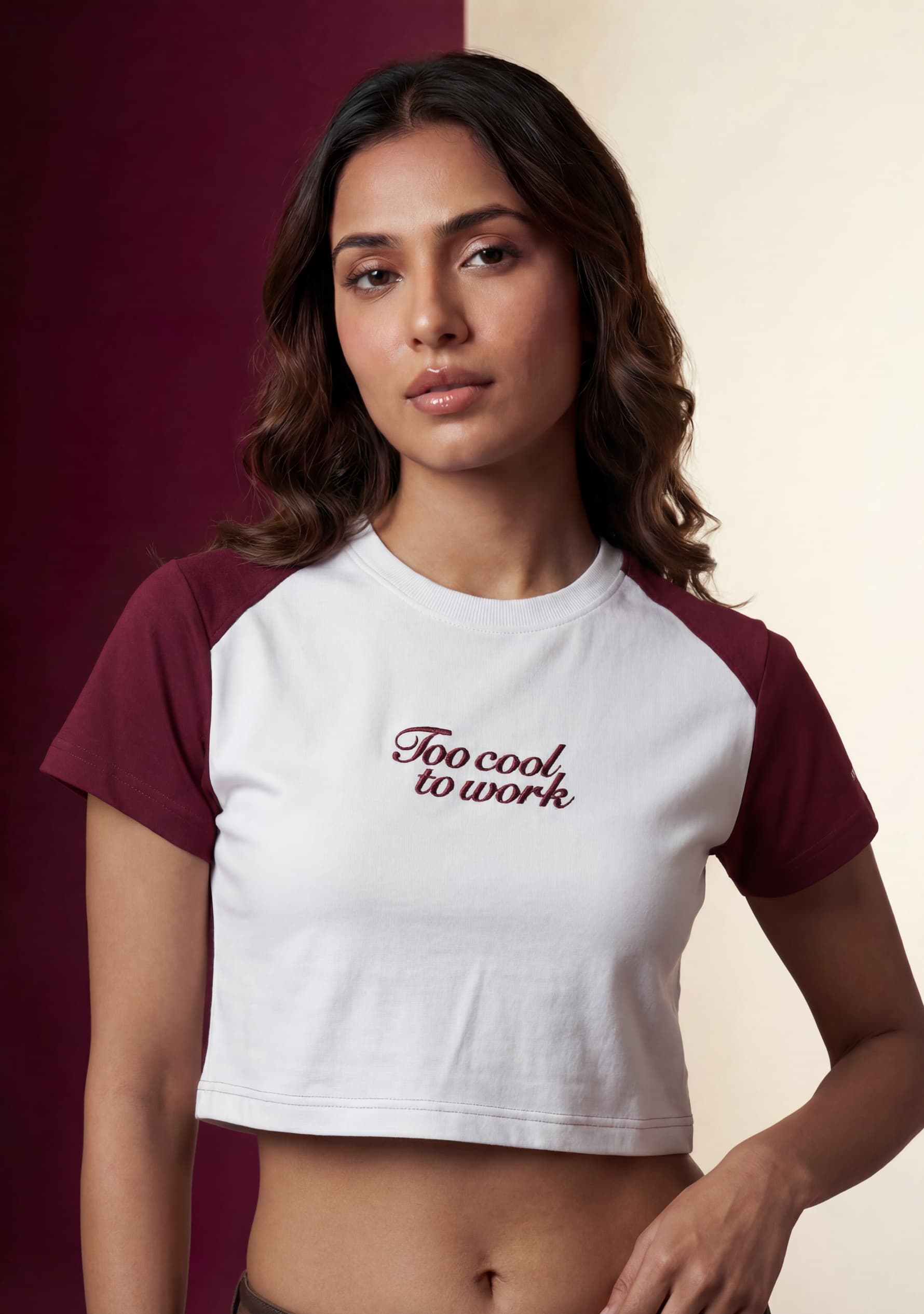 Soft Power (White) Crop Top