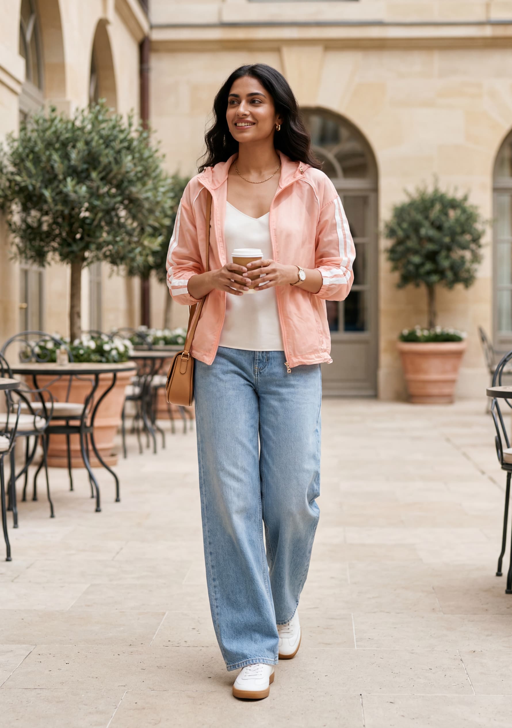 Stride Overlay Jacket (Light Pink)