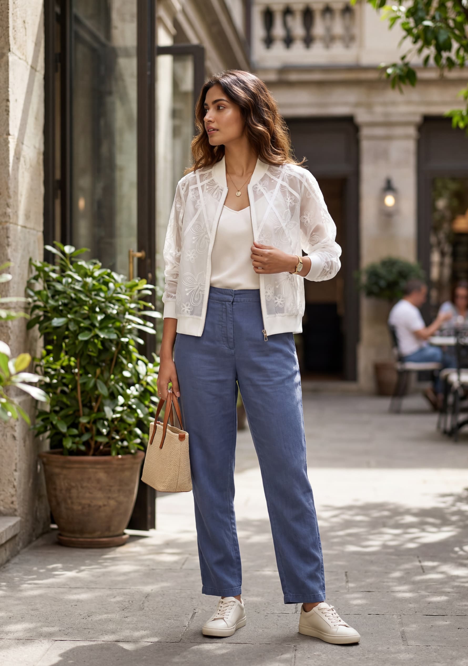 Papilio Overlay Jacket (White)