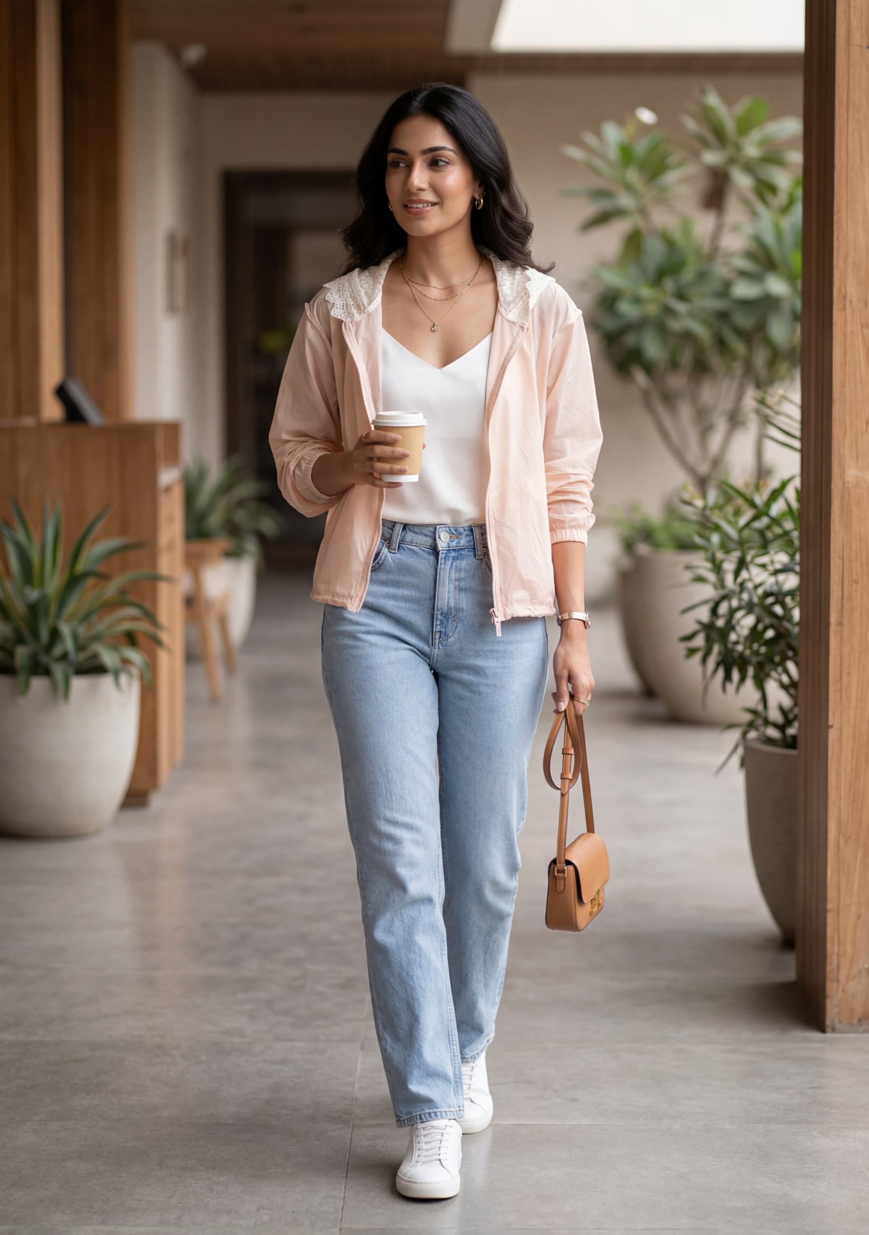 Elaris Overlay Jacket (Light Pink)