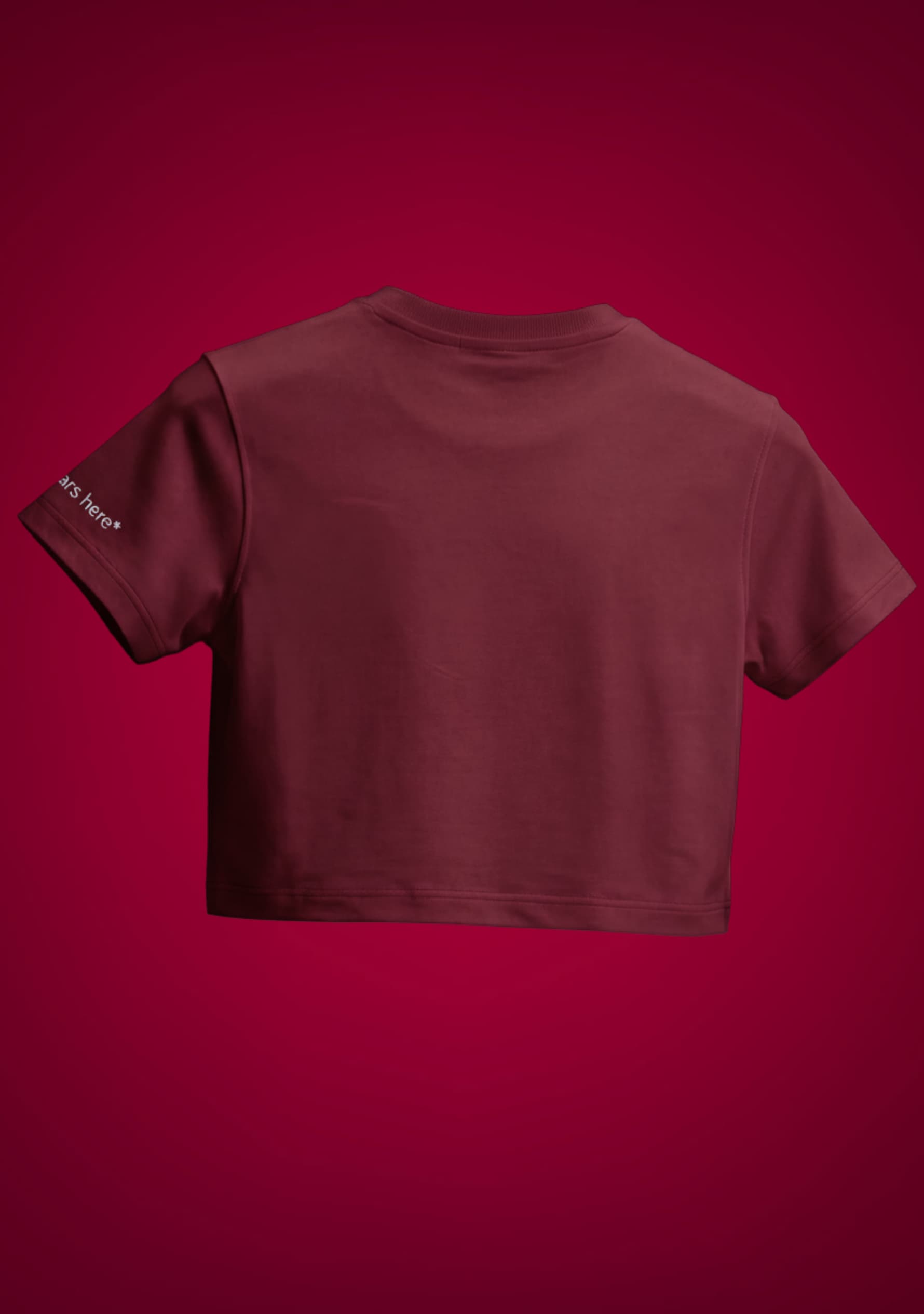 Calm Control (Red) Crop Top