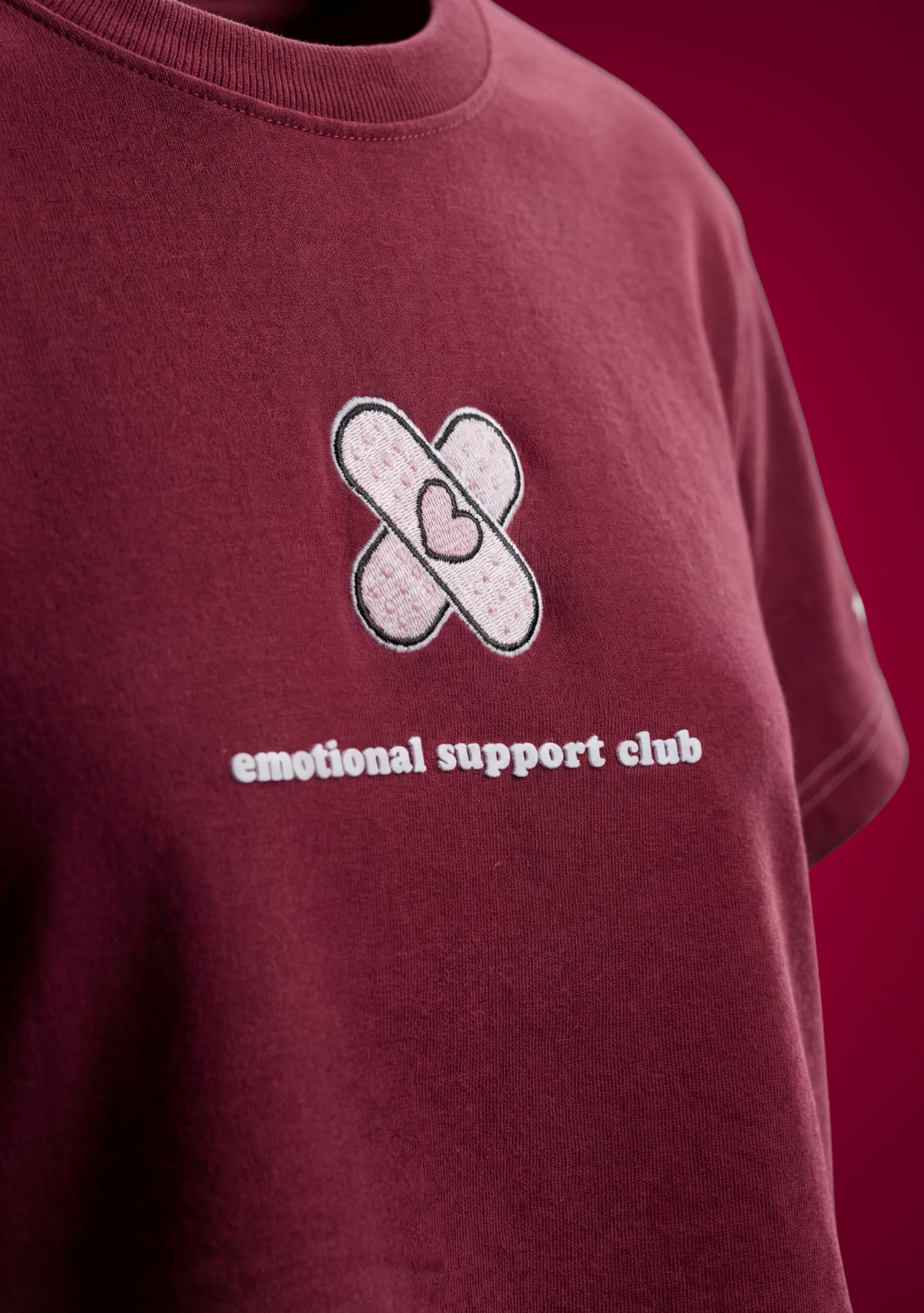 Calm Control (Red) Crop Top