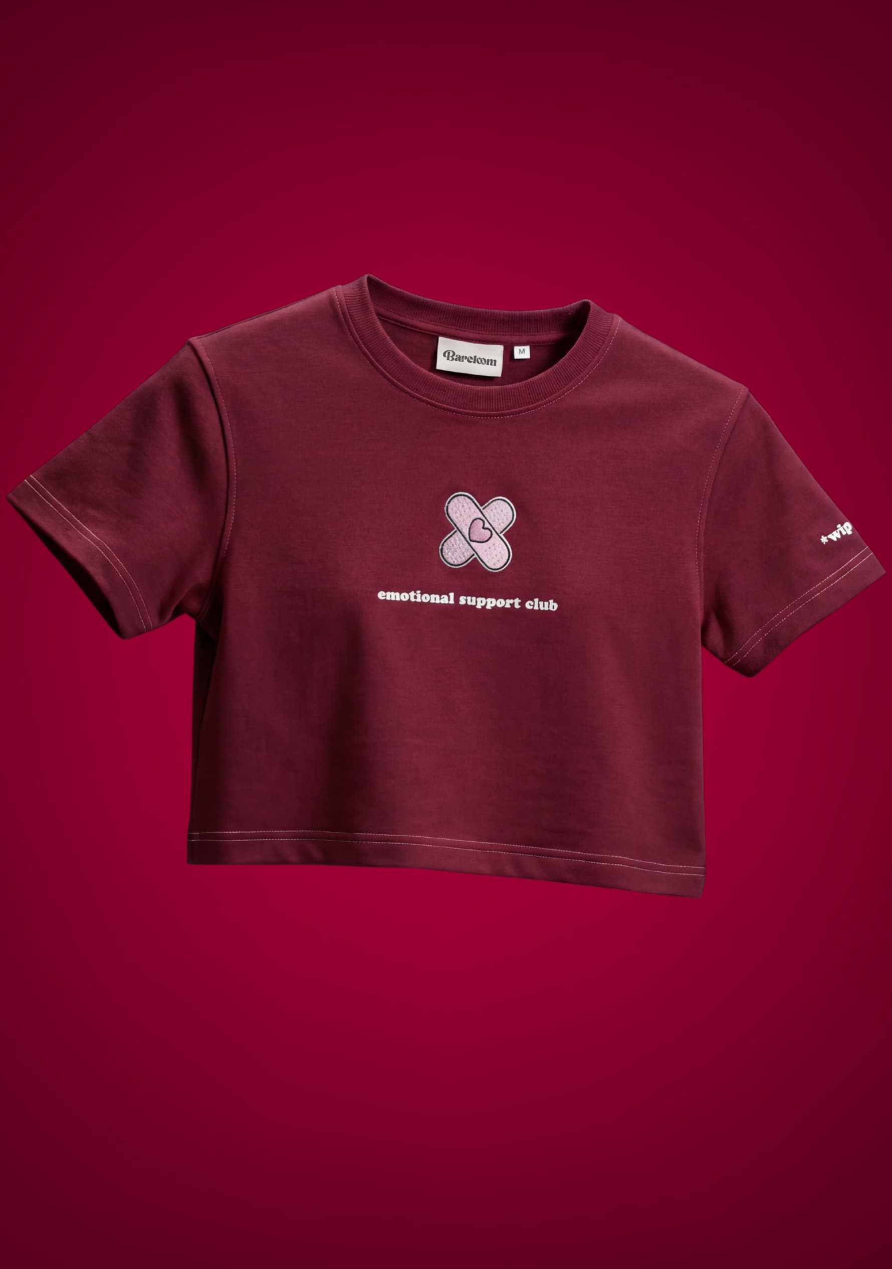 Calm Control (Red) Crop Top