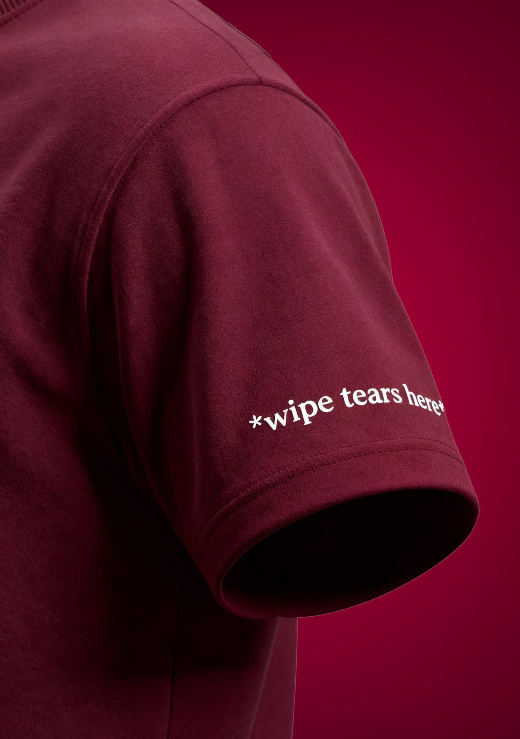 Calm Control (Red) Crop Top