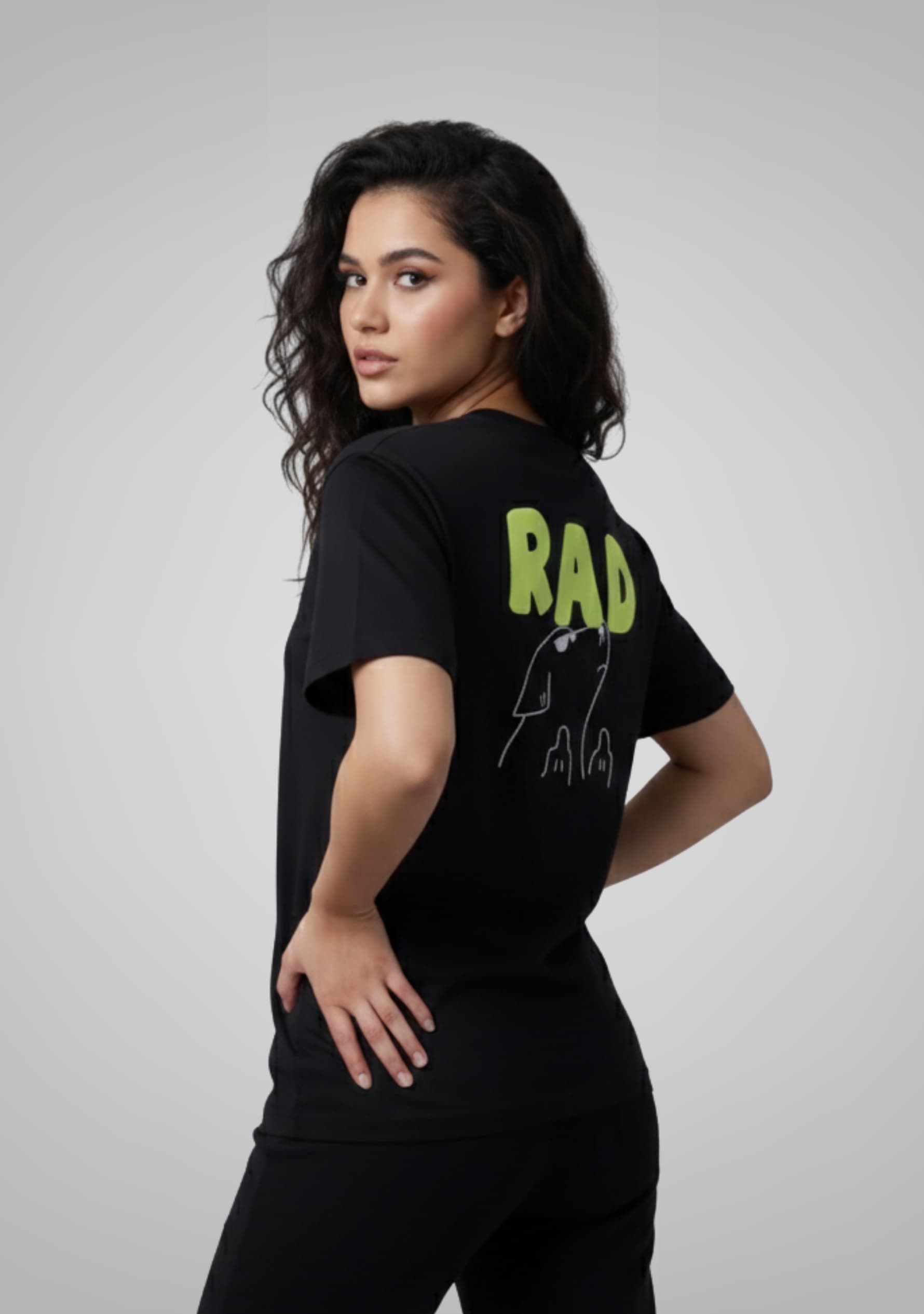 Quiet Shift (Black) Oversized Fit