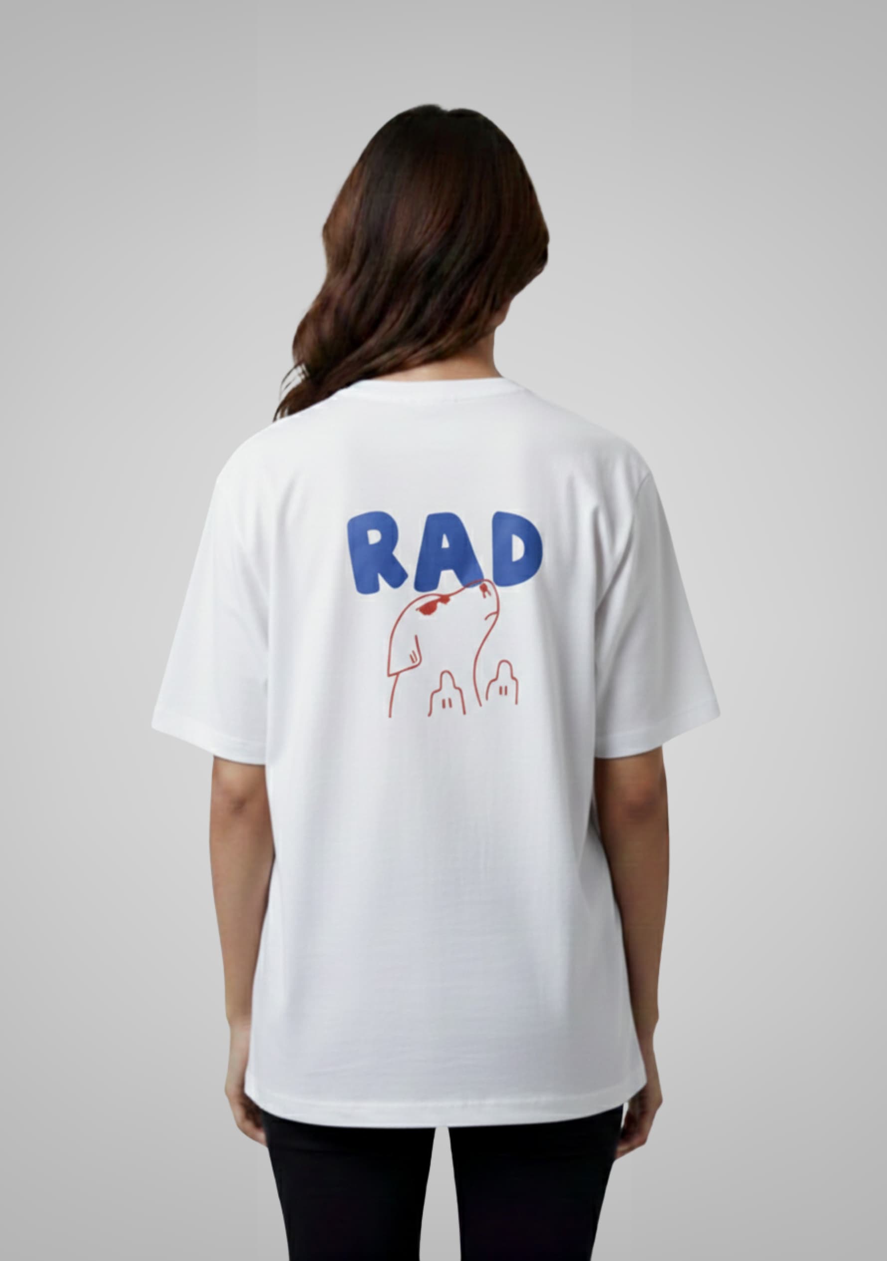 Quiet Shift (White) Oversized Fit