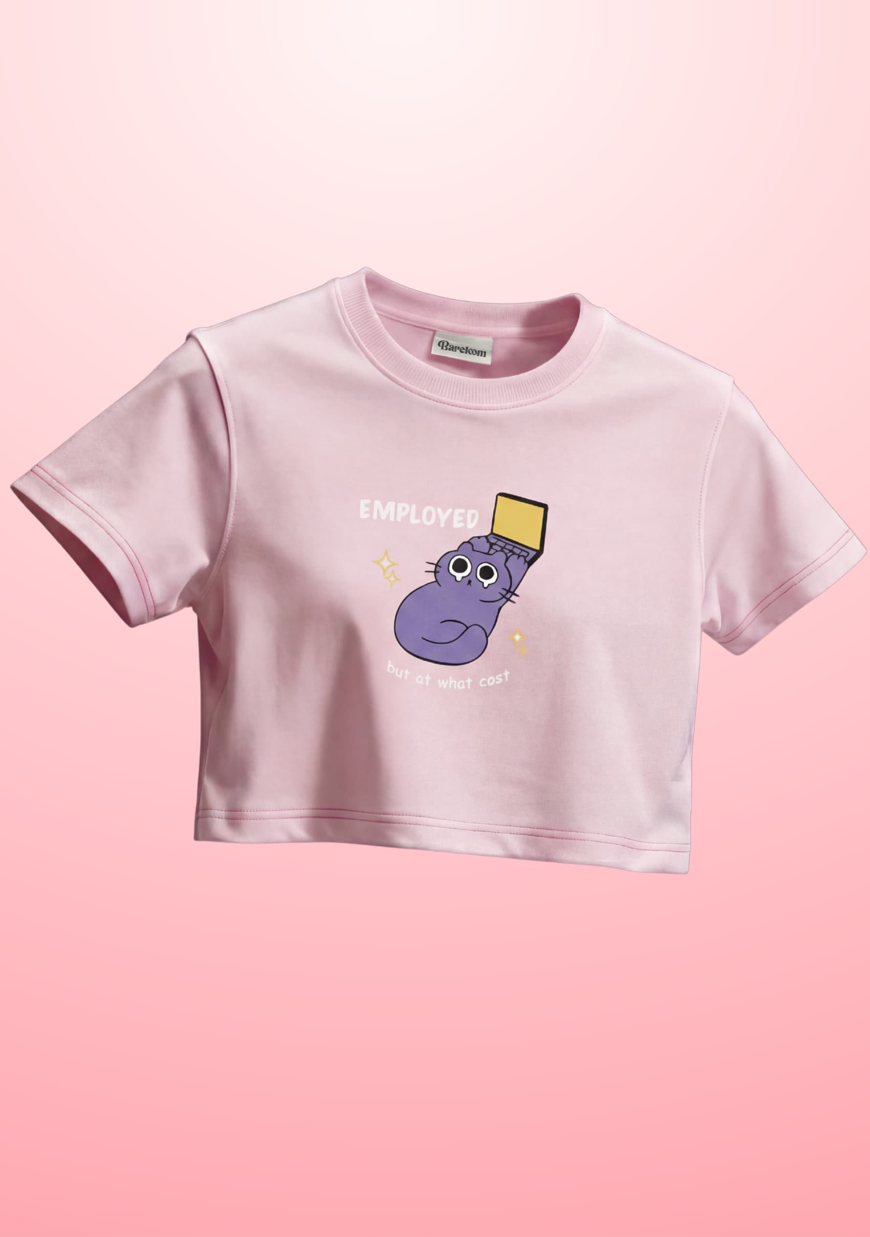 Still Phase (Pink) Crop Top